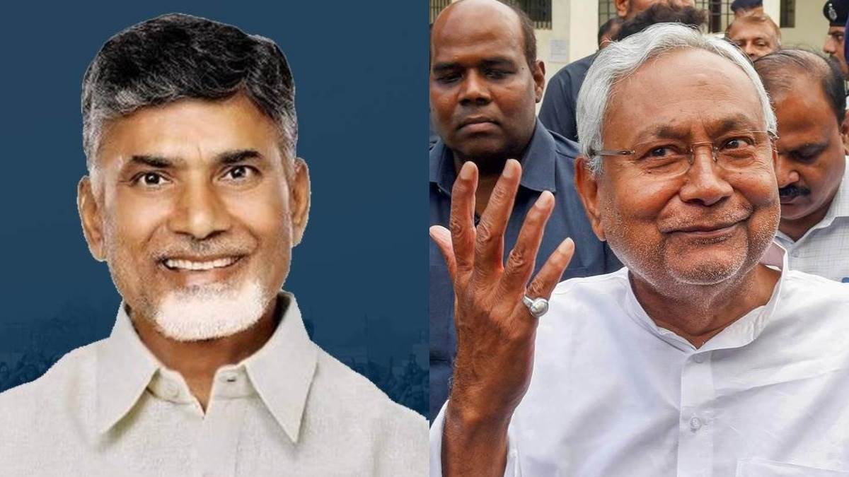  नितीश कुमार और चन्द्रबाबू नायडू बने किंगमेकर